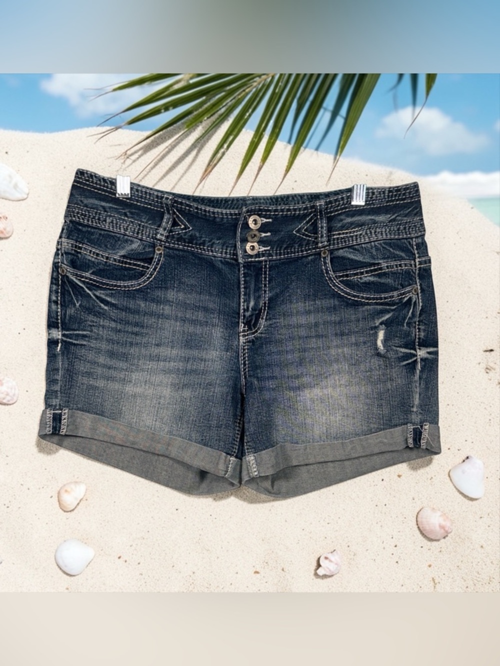 Maurices women's denim jean shorts